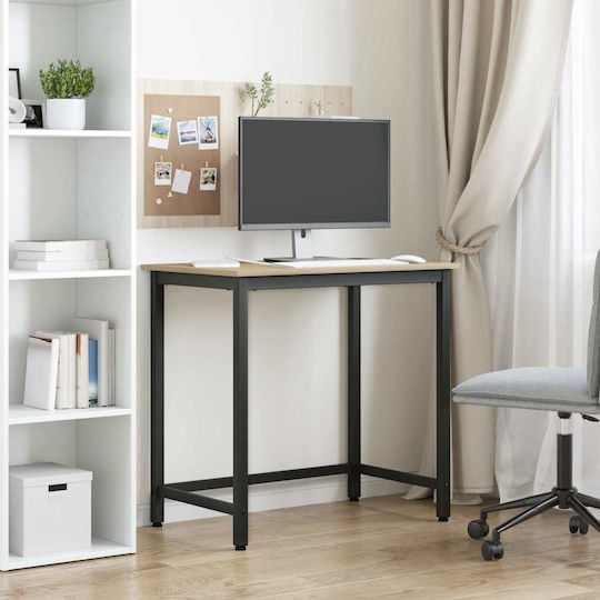 Sonoma Wooden Kitchen Table with Oak Metal Frame Sonoma 100x50x76.5cm