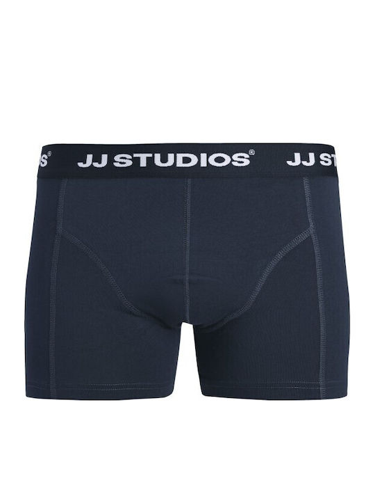 Herren Boxershorts Navy Blazer, Dusty Olive, Black 3Packung