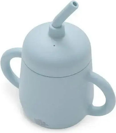 Interbaby Toddler Non Spil Cup Made Of Silicone Blue 175ml