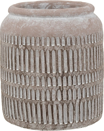 Artekko Βάζο Τσιμεντένιο Μπεζ Φ18xΥ20cm