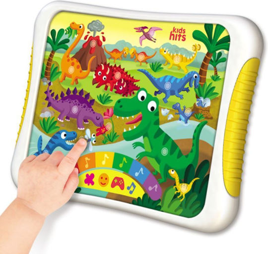 Kids Hits Dino Friends Electronic Kids Educational Laptop Tablet For Age 3 Plus