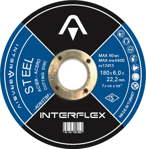 Abrasive Disc Steel Polishing Clearance 180x6.0x22.23