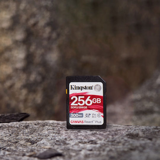 Kingston Canvas React Plus SDXC 128GB Class 10 U3 V90 UHS-II