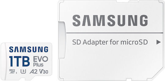 Samsung Evo Plus microSDXC 1TB U3 V30 A2 UHS-I cu adaptor