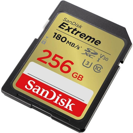 Sandisk Extreme SDXC 256GB U3 V30 UHS-I 180MB/s