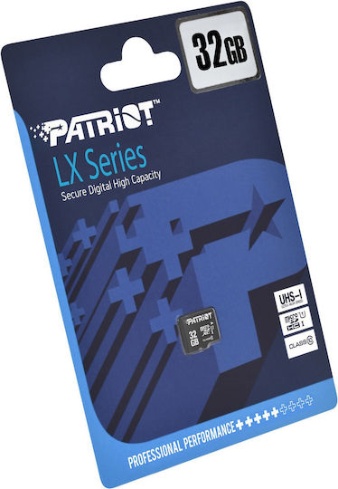 Patriot microSDHC 32GB Class 10 U1 High Speed