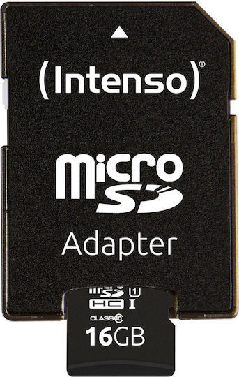 Intenso Performance R90 microSDHC 16GB U1 UHS-I 90MB/s mit Adapter