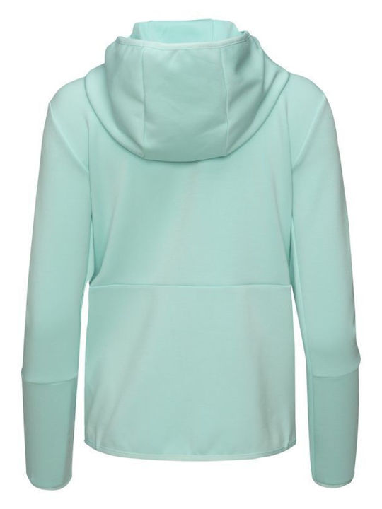 Women's Sweatshirt Jacket Turquoise