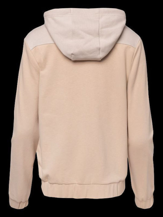Damen Sweatshirtjacke Beige