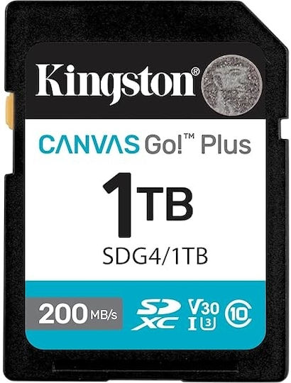Kingston SDXC 1TB U3 V30 A2 UHS-I 200MB/s