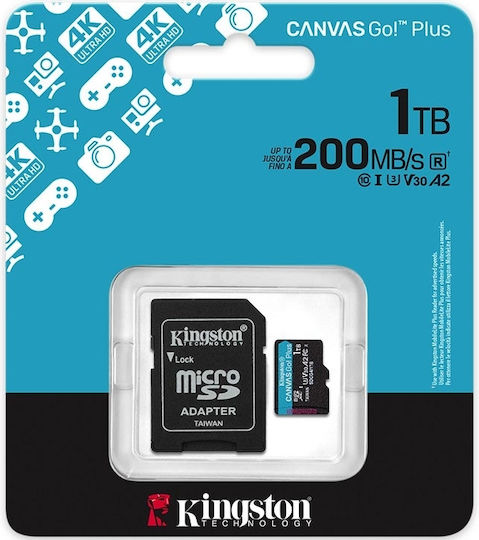 Kingston SDXC 1TB U3 V30 A2 UHS-I 200MB/s