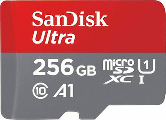 Sandisk Ultra microSDXC 256GB U1 UHS-I 100MB/s with Adapter