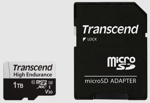 Transcend 350V MicroSDXC 256GB U1 UHS-I 100MB/s