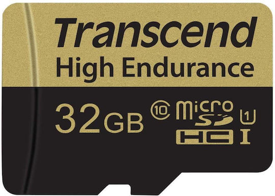 Transcend High Endurance microSDHC 32GB Class 10 High Speed 21MB/s with Adapter