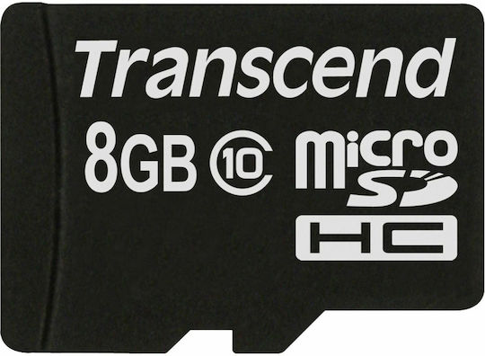 microSDHC 8GB Class 10 High Speed με αντάπτορα