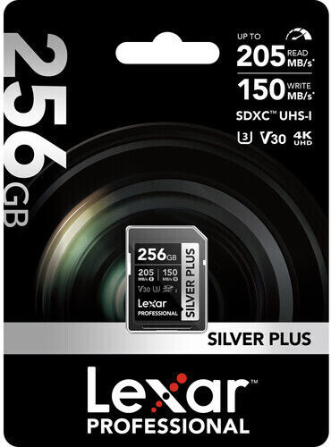Lexar Professionelle SDXC 256GB V30 UHS-I 150MB/s