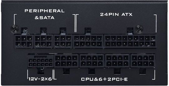 SP1000P ATX3.1 1000W Negru Sursă de Alimentare Calculator Complet modular 80 Plus Platinum