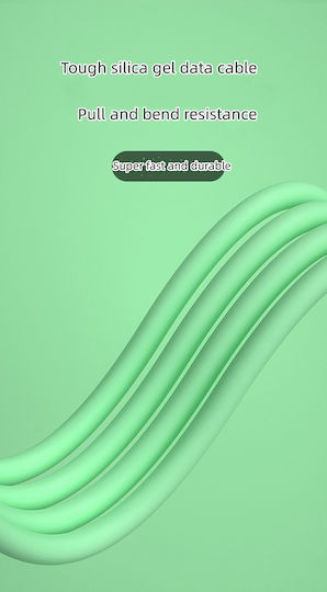 USB 2.0 Cable USB-C male - USB-A Ροζ 1m 100311