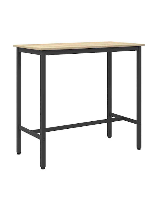Τραπέζι Μπαρ Ξύλινο Καφέ 100x50x90.5εκ.