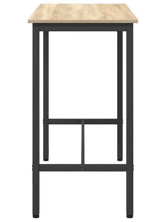 Τραπέζι Μπαρ Ξύλινο Καφέ 100x50x90.5εκ.