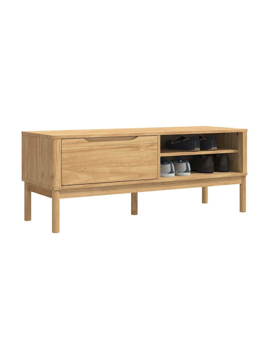 Entry Furniture with Bench Coffee 115x40x45cm