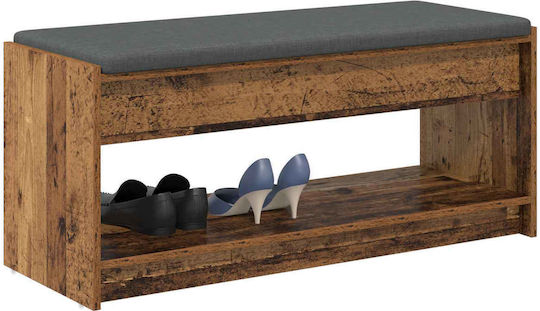 Entry Furniture with Bench Old Wood 103x38x45cm