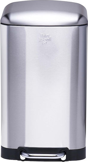Dirt Devil Inox Perie de toaletă Închidere lentă 20lt Argintiu