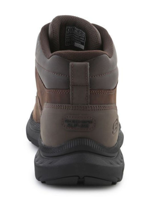Skechers Slipins Pollard Waylon Мъжки Планински Обувки Кафяви