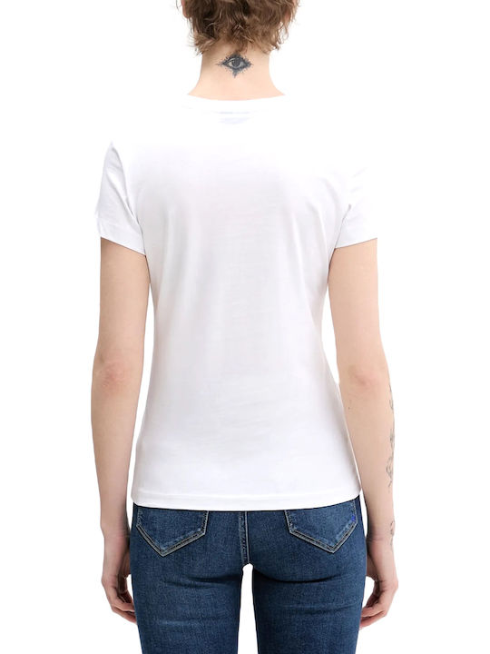 Karl Lagerfeld T-Shirt Λευκο, Μαυρο, Φουξια