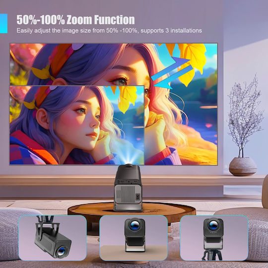 Magcubic HY320NTV Mini Projector LCD Full HD με Wi-Fi