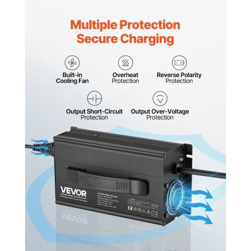 Vevor FCCDQ24V20A0KO4EE001V2 24V 20A Lead Acid Battery Charger
