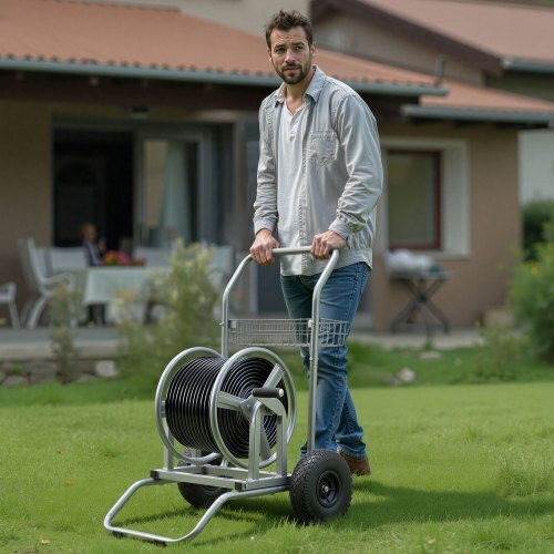 Vevor Wheeled Watering Wind for Hose up to 91.44m