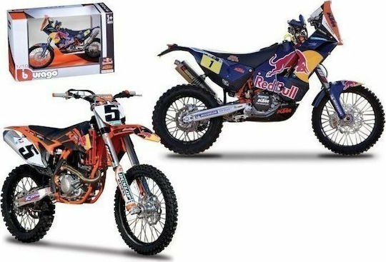 Bburago 450 Rally Dakar Rally Κλίμακας Μοτοσυκλέτα 1:18