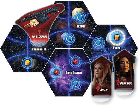 Board Game Star Trek Discovery Board Game Black Alert for 2-4 Players 14+ Years Old (EN) WizKids