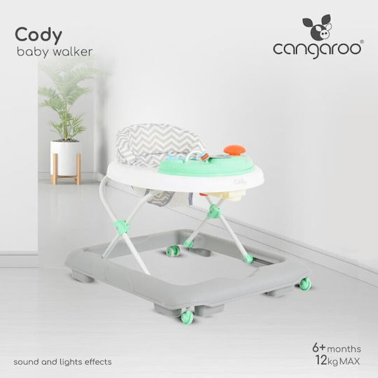 Cangaroo Στράτα Cody mit Musik für 6++ Monate Grün