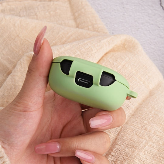 Husă cu cârlig în culoarea Verde pentru Redmi Buds 4 Lite