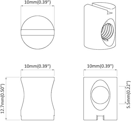vidaXL Βίδα Μεταλλική με Μήκος 6mm 4500τμχ 18kg