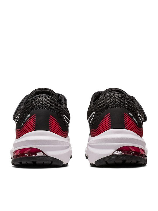 GT-1000 11 PS Kids Sports Shoes Running with Hoop & Loop Closure Black
