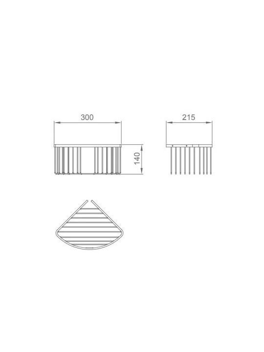 Imex Wall-mounted Sponge Holder Metallic Gray