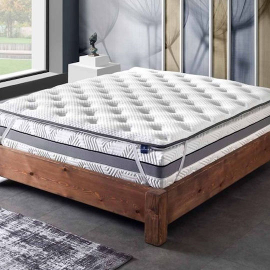 Como felt & wadding producers Mattress Topper Hard Single Foam Infused with Aloe 90x200x7cm
