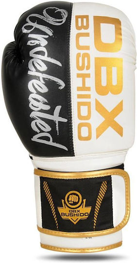 DBX Bushido Боксови Ръкавици от Синтетична Кожа за Състезание Черен