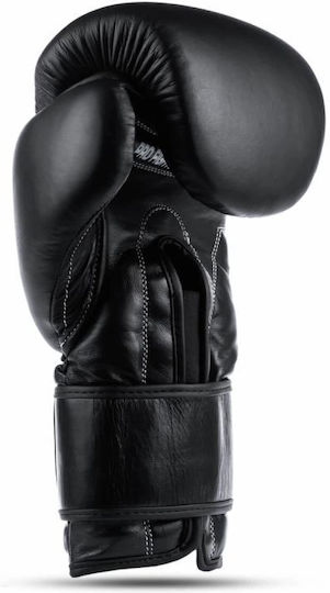 DBX Bushido Mănuși de Box din Piele pentru Competiție Negre