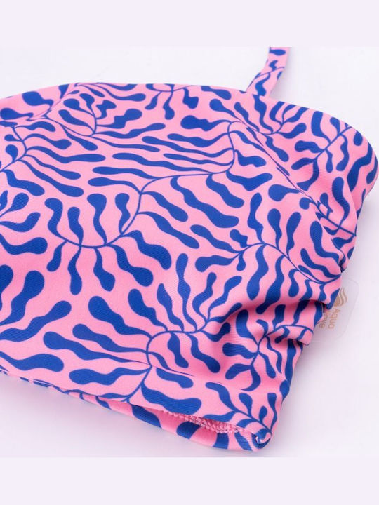 Strapless Bikini Top Purple