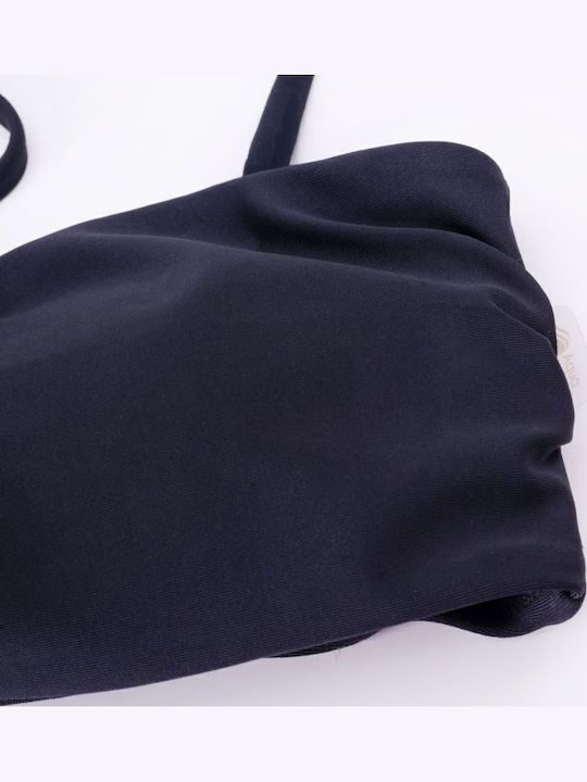 Strapless Bikini Top Μαύρο