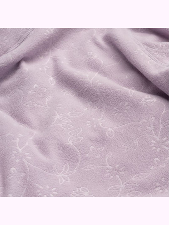 Fleece Jachetă de damă cu Fermoar în Roz Culoare