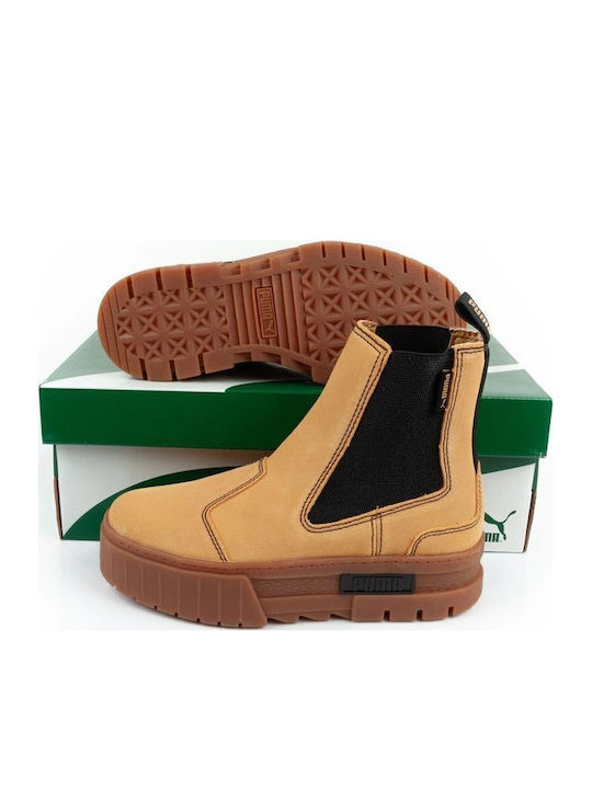 Meyze Chelsea Suede Women's Chelsea Boots Yellow