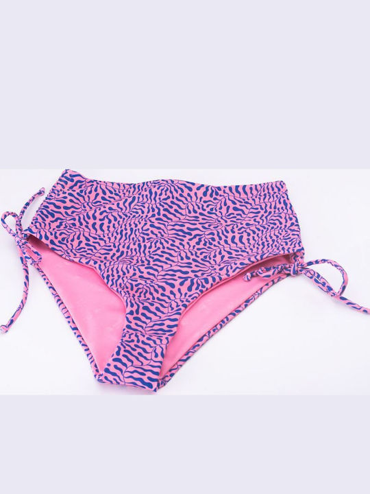 Bikini Slip Talie Înaltă Violet