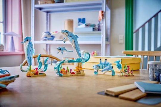 LEGO Creator 3-in-1 Sea Animals Beautiful Dolphins for Ages 9+ 542 Pieces