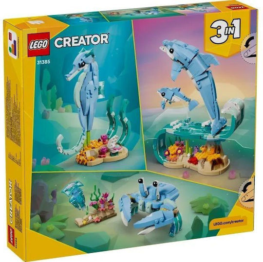 LEGO Creator 3-in-1 Sea Animals Beautiful Dolphins for Ages 9+ 542 Pieces