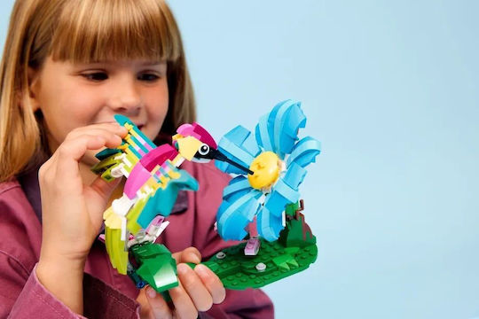 LEGO Creator 3-in-1 Wild Animals Colorful Hummingbird for Ages 8+ 312 Pieces